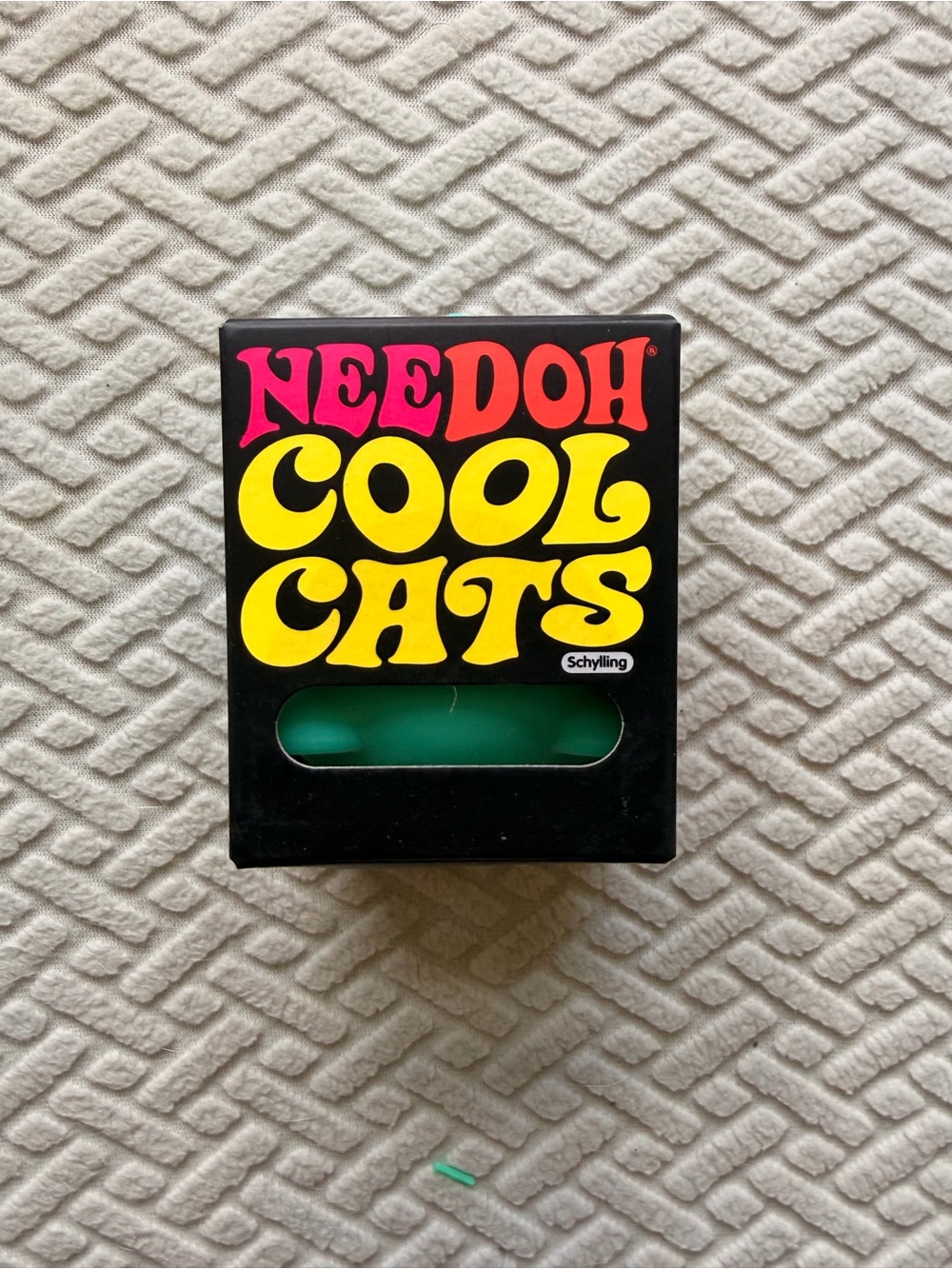 NeeDoh Teal Cool Cat Schylling Squishy Stress Toy Sensory Fidget TEAL